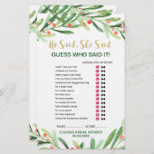 クリスマスホリーリース結婚の「単語検索」ゲーム (正面/裏面)