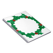 クリスマスホリーリース ノートブック (右側)