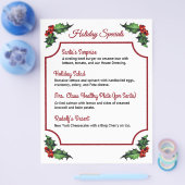 クリスマスホリーレストランスペシャル チラシ (シングル)