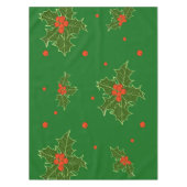 クリスマスホリーレッドベリー テーブルクロス (正面)