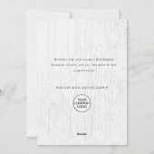 クリスマスホリー企業のグリーティング シーズンカード (裏面)