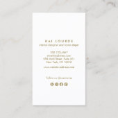 クリスマスホリー支店の名刺 名刺 (裏面)