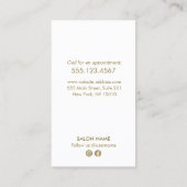 クリスマスホリー支店割引クーポンビジネス 名刺 (裏面)