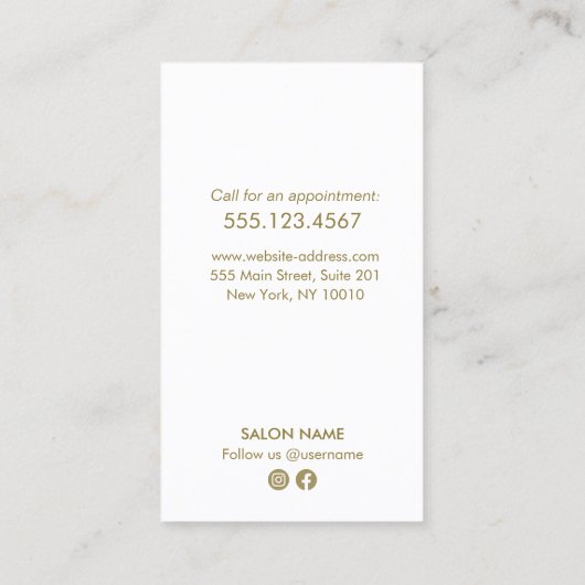 クリスマスホリー支店割引クーポンビジネス 名刺 (裏面)