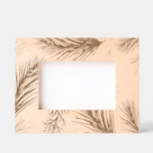 クリスマスホリー木製 レーザー彫刻フレーム (正面)