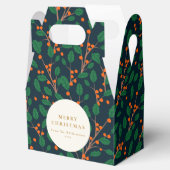 クリスマスホリー植物緑カスタム園 フェイバーボックス (オープン)