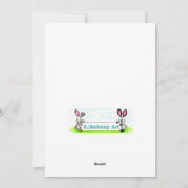 クリスマスホリー牛 シーズンカード (裏面)