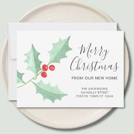クリスマスホリー移動 案内状