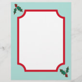 クリスマスホリー紙 (正面)