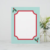 クリスマスホリー紙 (スタンド正面)