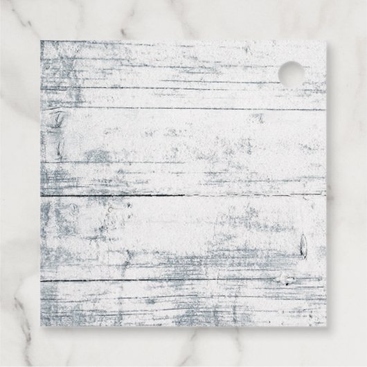 クリスマスホリー素朴ウッドホリデーギフト フェイバータグ (裏面)