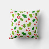クリスマスホリー装飾用クッション クッション (裏面)
