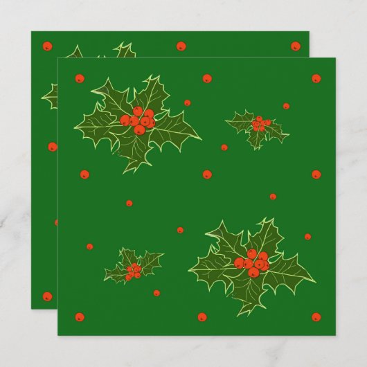 クリスマスホリー (正面/裏面)