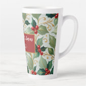 クリスマスホリー カフェラテマグ (右)