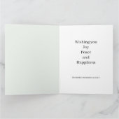 クリスマスホリー カード (内部)