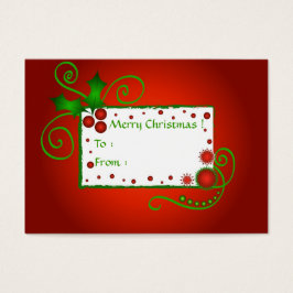 クリスマスホリー – ギフトラベル