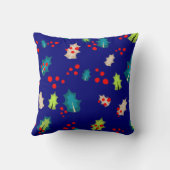 クリスマスホリー クッション (裏面)