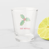 クリスマスホリー ショットグラス (裏面)