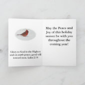 クリスマスホリー シーズンカード (内部)