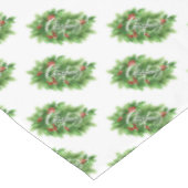 クリスマスホリー テーブルクロス (アングル)