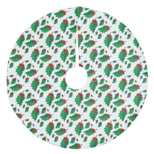 クリスマスホリー フリース ツリースカート (正面)