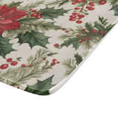 クリスマスホリー&ベリーのカッティングボード カッティングボード (角)