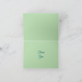 クリスマスホリー&ベリー折り畳みサンキューカード サンキューカード (内部)