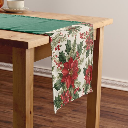 クリスマスホリー&ベリー» Table Runner ショートテーブルランナー (インサイチュ)