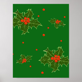 クリスマスホリー ポスター