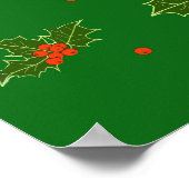 クリスマスホリー ポスター (角)