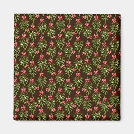 クリスマスホリー – マグネット (正面)