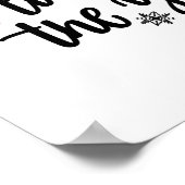 クリスマスホリー – 休日の装飾 ポスター (角)