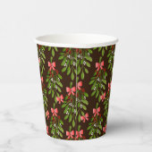クリスマスホリー – 紙カップ 紙コップ (右)