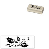 クリスマスホリー（色を選ぶ） ラバースタンプ (押印)