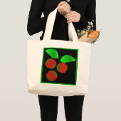 クリスマスホリーI ラージトートバッグ (正面(商品))