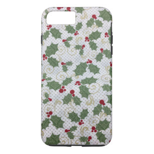 クリスマスホリーiPhoneケース iPhone 8 Plus/7 Plusケース