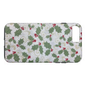 クリスマスホリーiPhoneケース Case-Mate iPhoneケース (裏面(横))