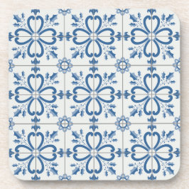 クリスマスホリ葉ーの花びらと花のタイル コースター