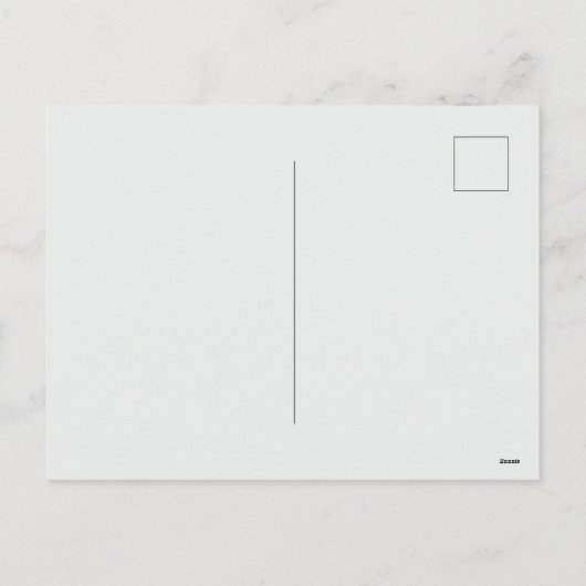 クリスマスホリ葉ーの花びらと花のタイル シーズンポストカード (裏面)