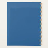 クリスマスホリ葉ーの花びらと花のタイル プランナー手帳 (裏面)