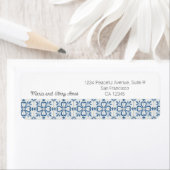 クリスマスホリ葉ーの花びらと花のタイル ラベル (インサイチュ)