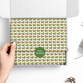 クリスマスホリ葉ーズ&ベリーベル&ギフト 薄葉紙