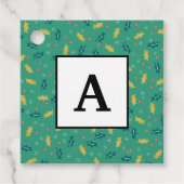 クリスマスホリ葉ーズ&ベリー雪片 フェイバータグ (正面)