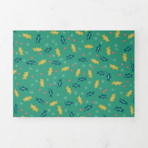 クリスマスホリ葉ーズ&ベリー雪片