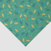 クリスマスホリ葉ーズ&ベリー雪片 薄葉紙 (詳細)