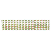 クリスマスホリ葉ーズ&ベリー ショートテーブルランナー (横)