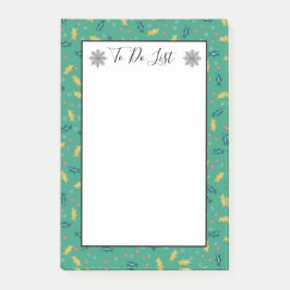 クリスマスホリ離れーズ&ベリー雪のリストを行う ポストイット