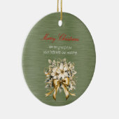 クリスマスホワイトウ結婚インターベリーオーナメント セラミックオーナメント (右)