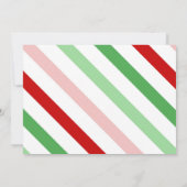 クリスマスホワイトエレファントパーティの招待状 招待状 (裏面)