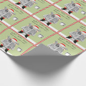 クリスマスホワイトエレファントパーティー ラッピングペーパー (角)